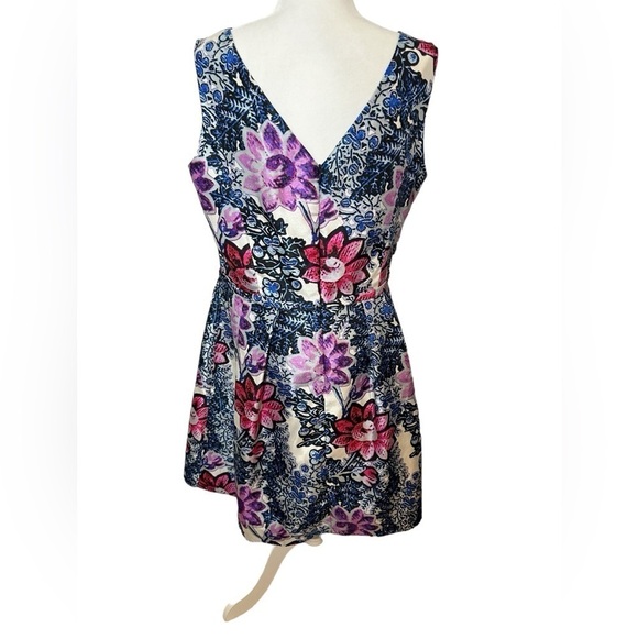Taylor Fit and Flare Floral Feminine Cottagecore Sleeveless Dress Size 14 - Picture 3 of 11